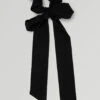 Love Knots Tie Scrunchie - Black