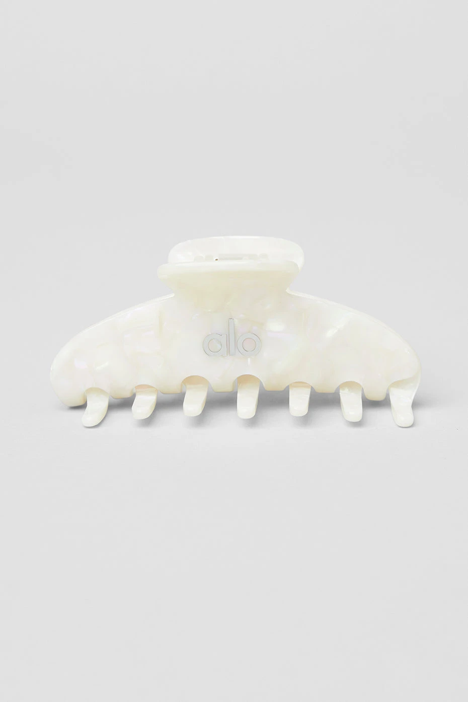 90's Claw Clip - White Pearl 2 90's Claw Clip - White Pearl - Image 2
