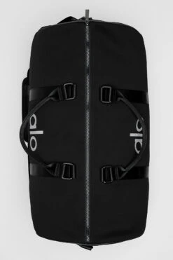 Large Traverse Duffle - Black/Silver 8 Large Traverse Duffle - Black/Silver -Alo Fashion Store A0367U 01 b1 a2 2