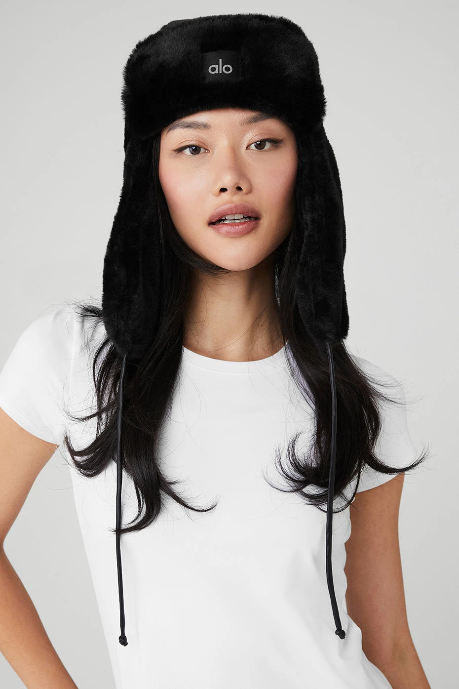 Faux Fur Polar Hat - Black 3 Faux Fur Polar Hat - Black - Image 3