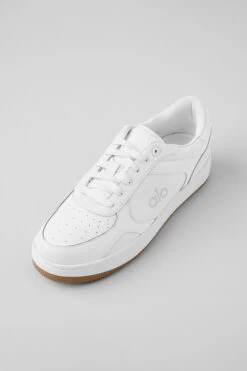 Alo Recovery Mode Sneaker - Natural White/Gum -Alo Fashion Store A0685U 052730 b1 a4