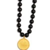 Black Onyx Mala Necklace