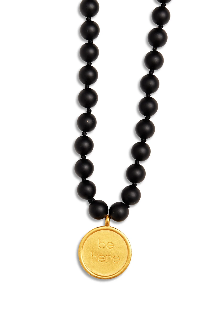 Black Onyx Mala Necklace 1 Black Onyx Mala Necklace