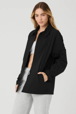 Torrent Overshirt - Black -Alo Fashion Store M3204R 01 b1 s1 a2 1 m89