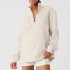 Renown Heavy Weight 1/4 Zip - Bone