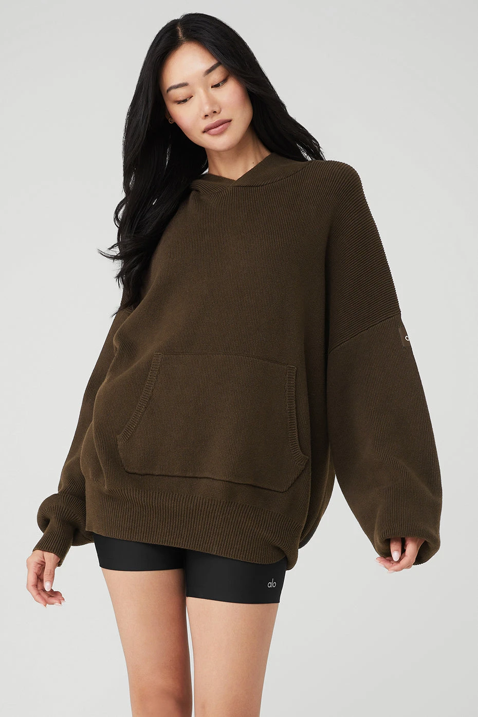 Scholar Hooded Sweater - Espresso 1 Scholar Hooded Sweater - Espresso