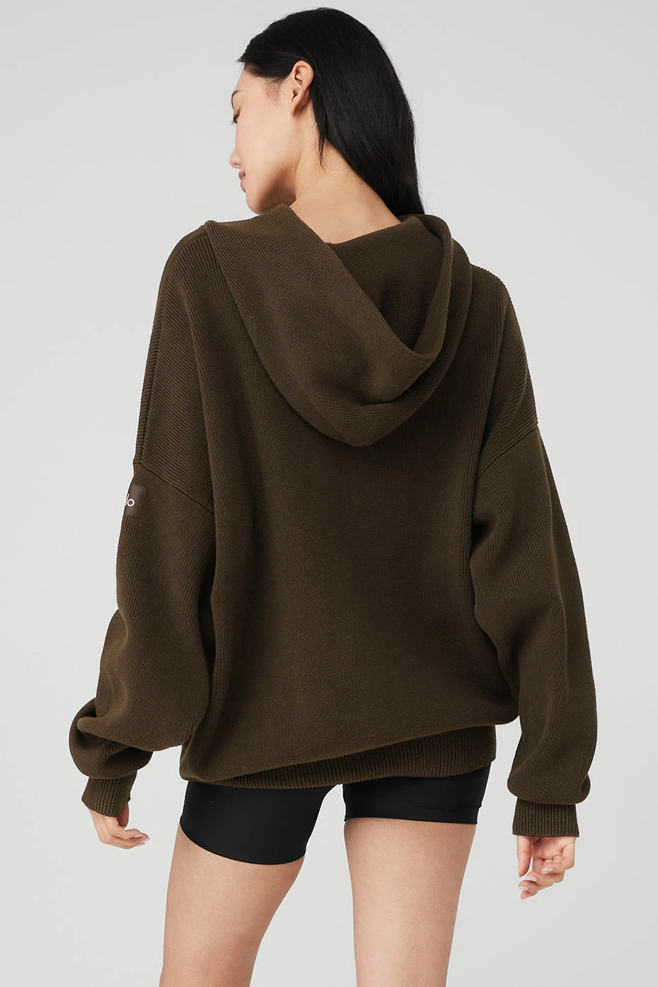 Scholar Hooded Sweater - Espresso 2 Scholar Hooded Sweater - Espresso - Image 2
