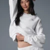 Accolade Crew Neck Pullover - White