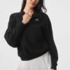 Accolade Crew Neck Pullover - Black