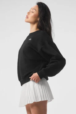 Accolade Crew Neck Pullover - Black -Alo Fashion Store U3031RG 01 b1 s1 a3 1 m54 19515c91 9189 4235 ba22 54d79c79bb33
