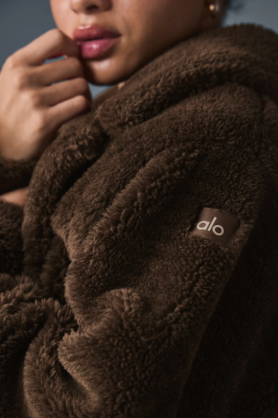 Oversized Sherpa Trench - Espresso 5 Oversized Sherpa Trench - Espresso - Image 5