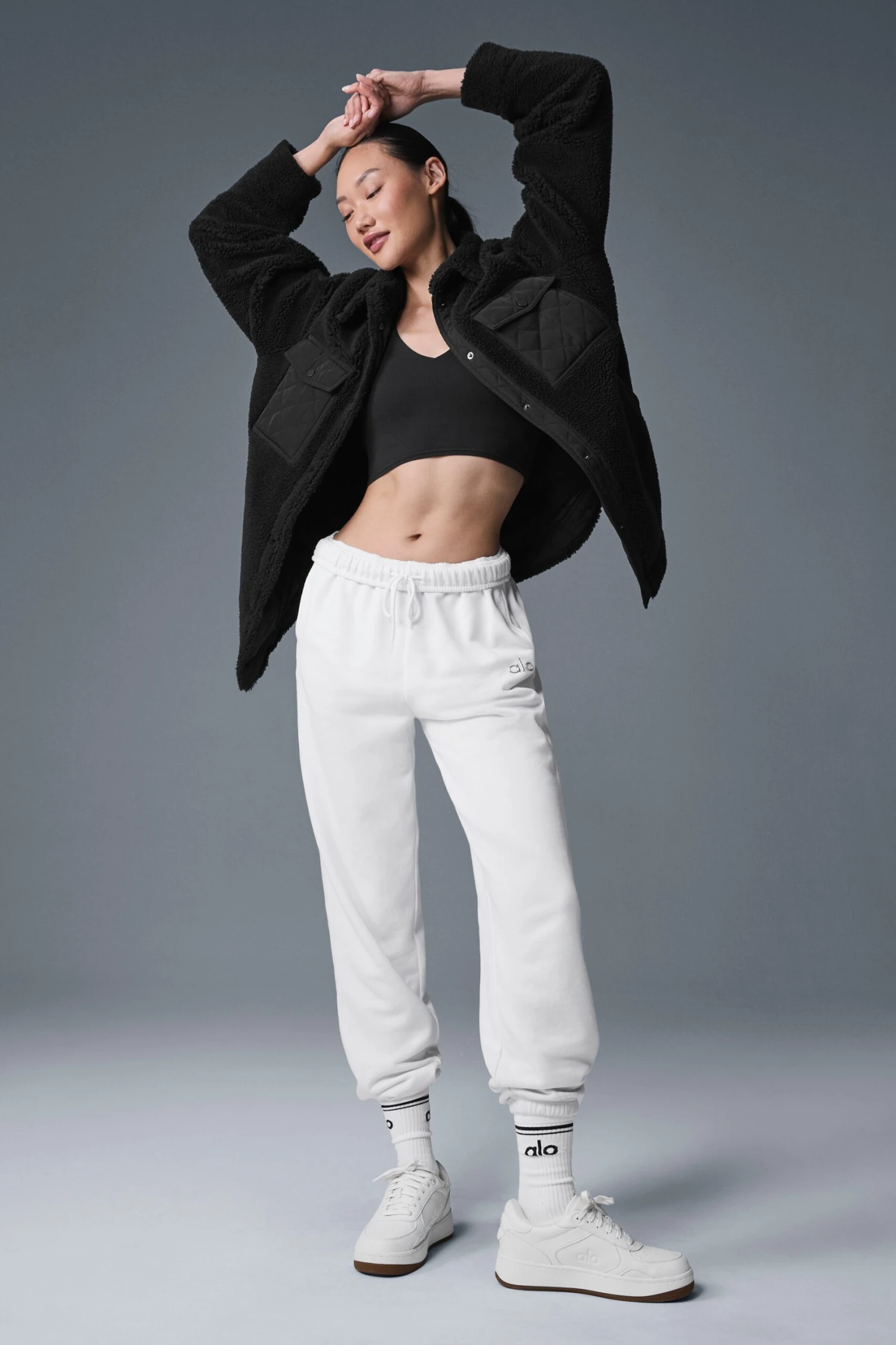 Sherpa Edge Shacket - Black 3 Sherpa Edge Shacket - Black - Image 3