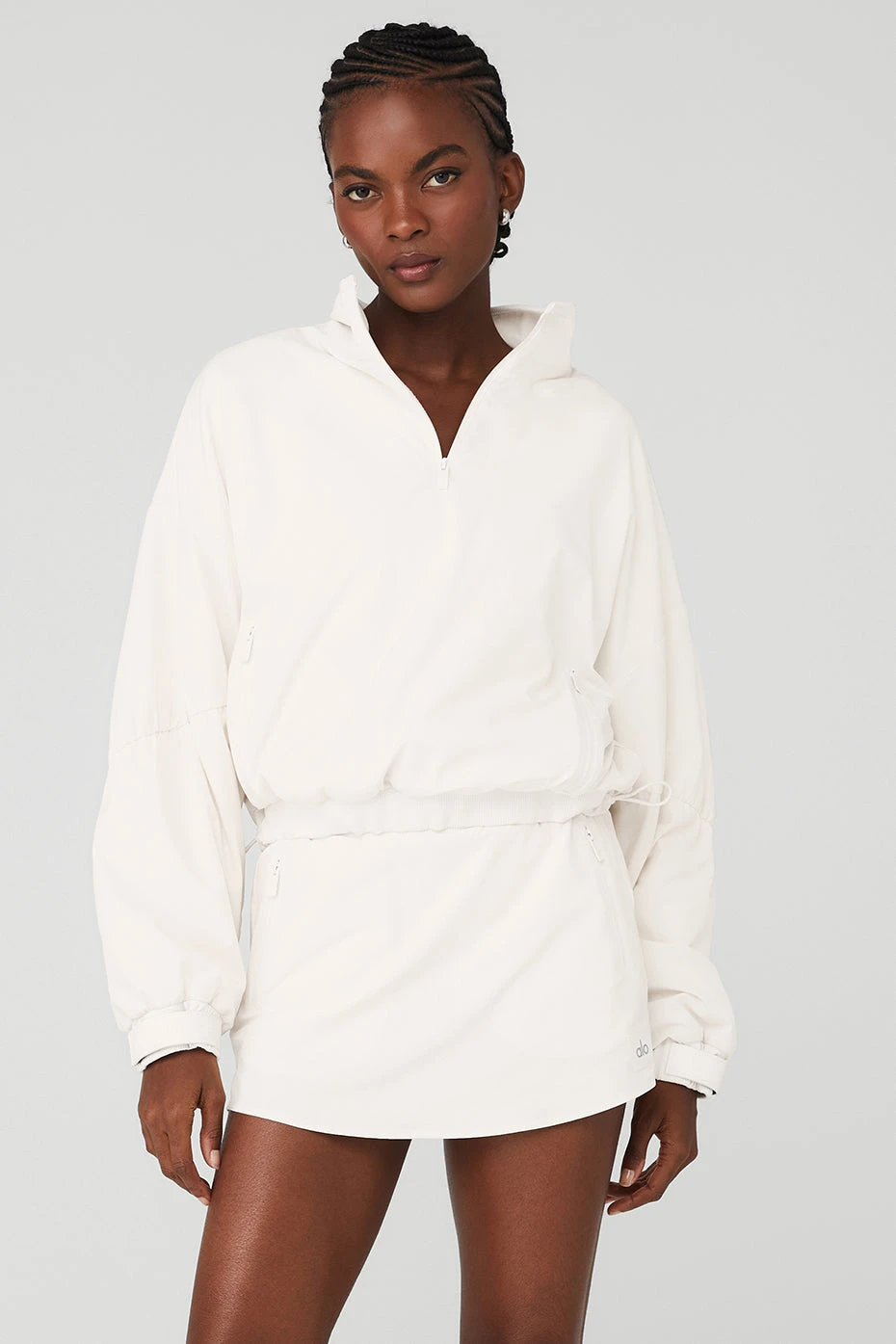 Cropped Elevation Coverup - Ivory 1 Cropped Elevation Coverup - Ivory