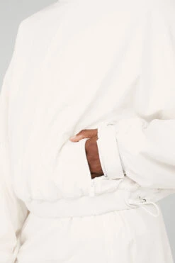 Cropped Elevation Coverup - Ivory 8 Cropped Elevation Coverup - Ivory -Alo Fashion Store W3680R 03299 b1 s1 a4 1 m100