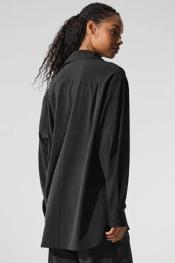 Dreamscape Button Down Long Sleeve - Black 10 Dreamscape Button Down Long Sleeve - Black -Alo Fashion Store W3732R 01 b1 s1 a3 1 m76