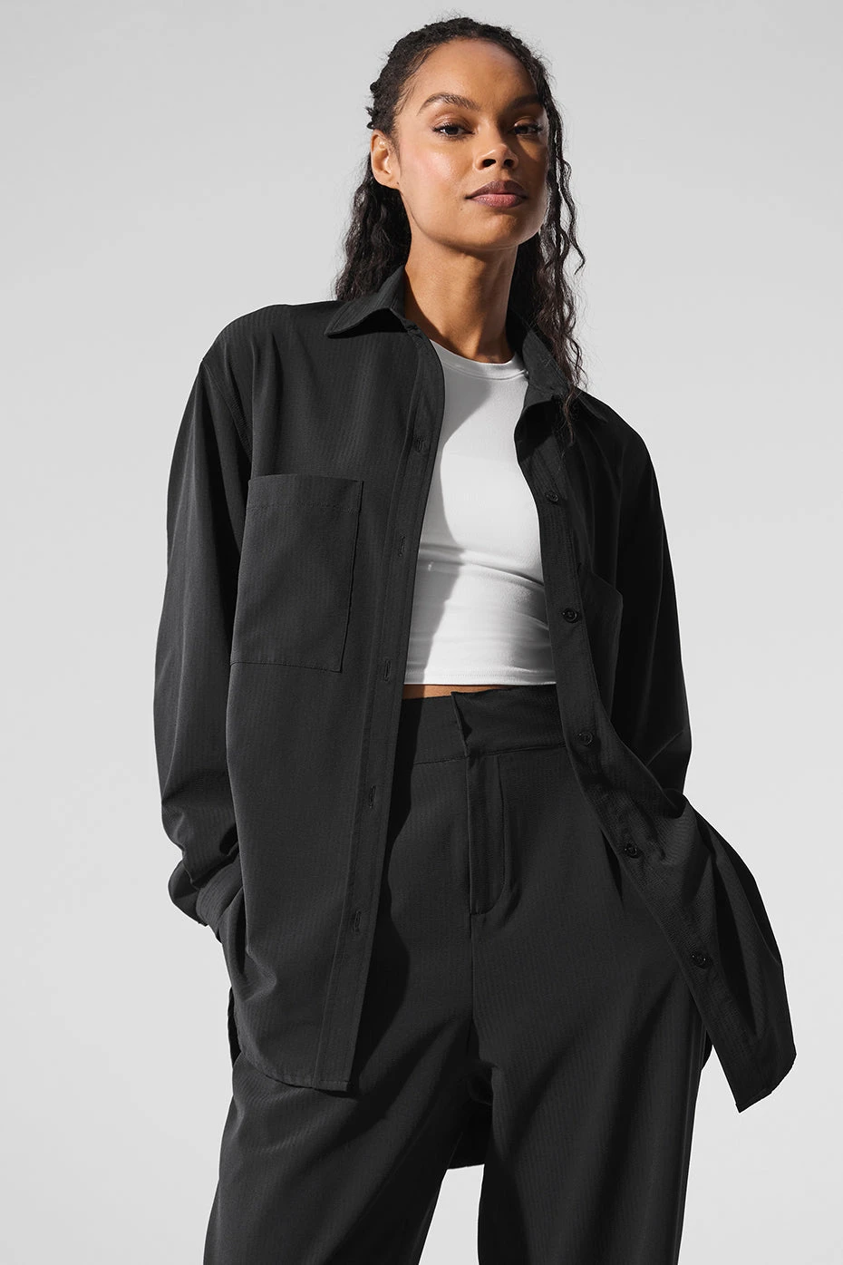 Dreamscape Button Down Long Sleeve - Black 5 Dreamscape Button Down Long Sleeve - Black - Image 5