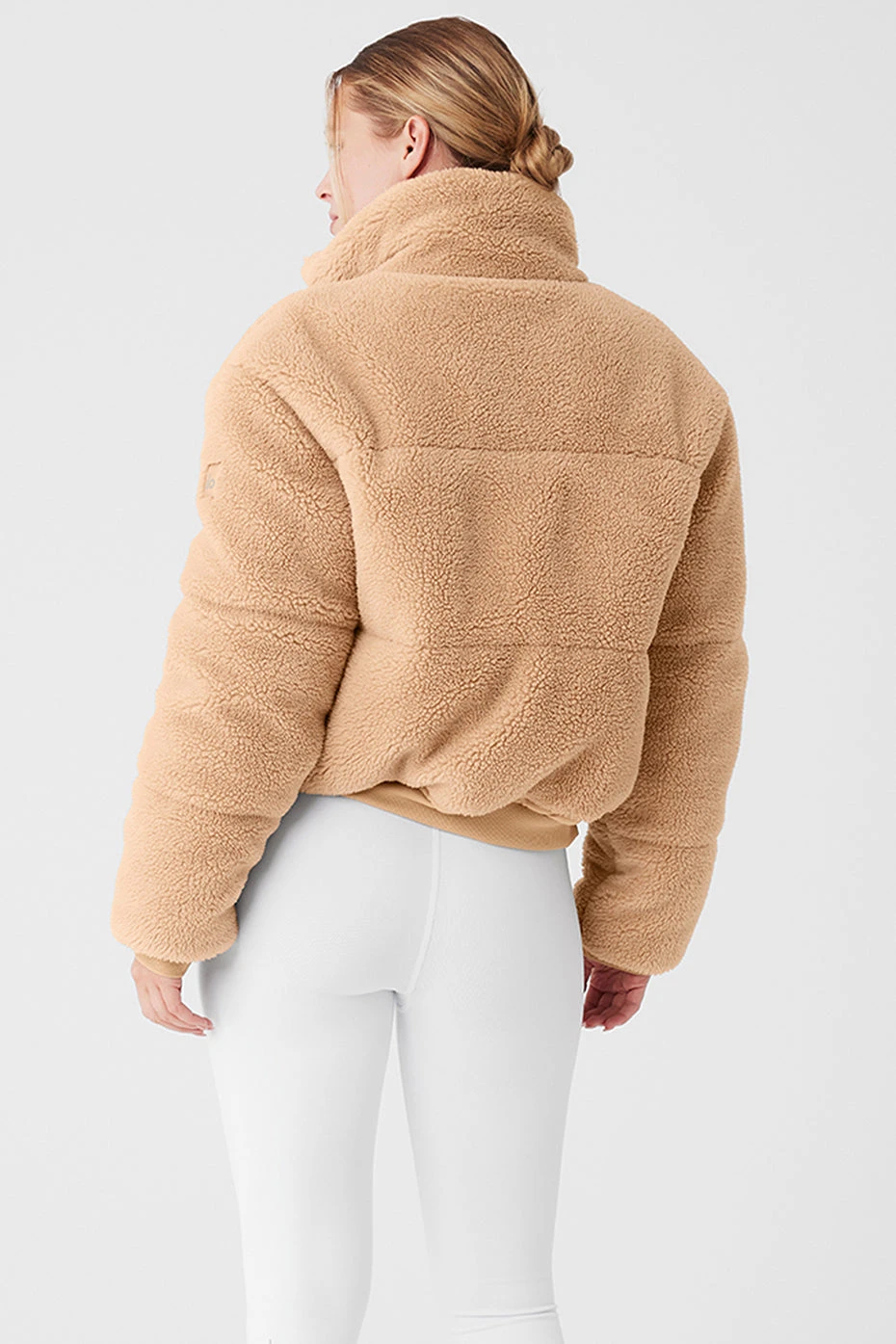 Sherpa Snow Angel Puffer - Camel 2 Sherpa Snow Angel Puffer - Camel - Image 2