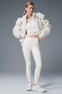 Foxy Sherpa Jacket - Ivory 8 Foxy Sherpa Jacket - Ivory -Alo Fashion Store W4493R 03299 b1 s1 a4 1 m91
