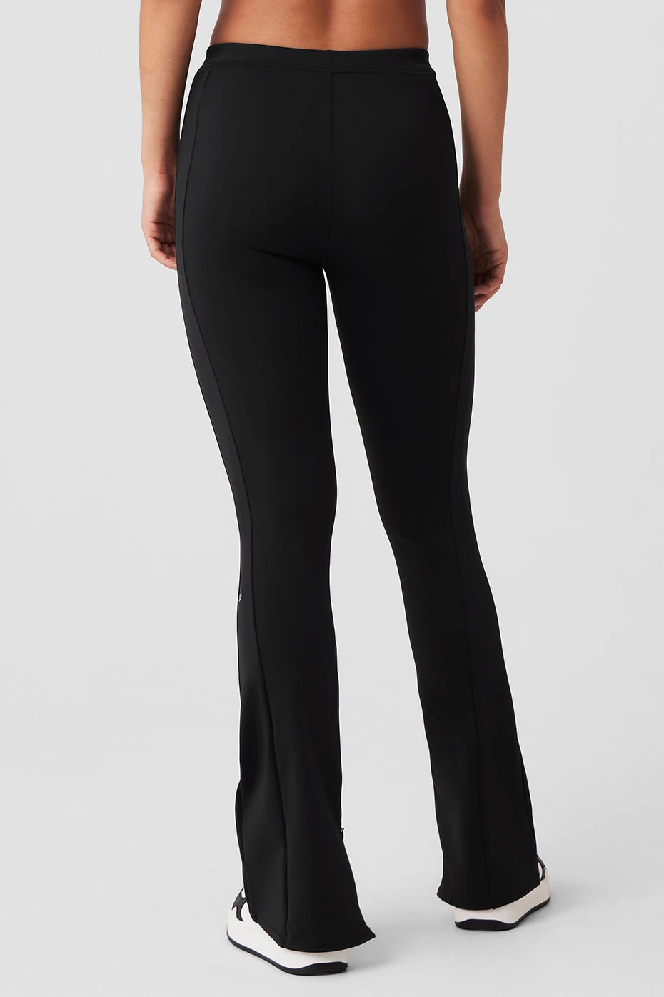 High-Waist 7/8 Zip It Flare Legging - Black 2 High-Waist 7/8 Zip It Flare Legging - Black - Image 2