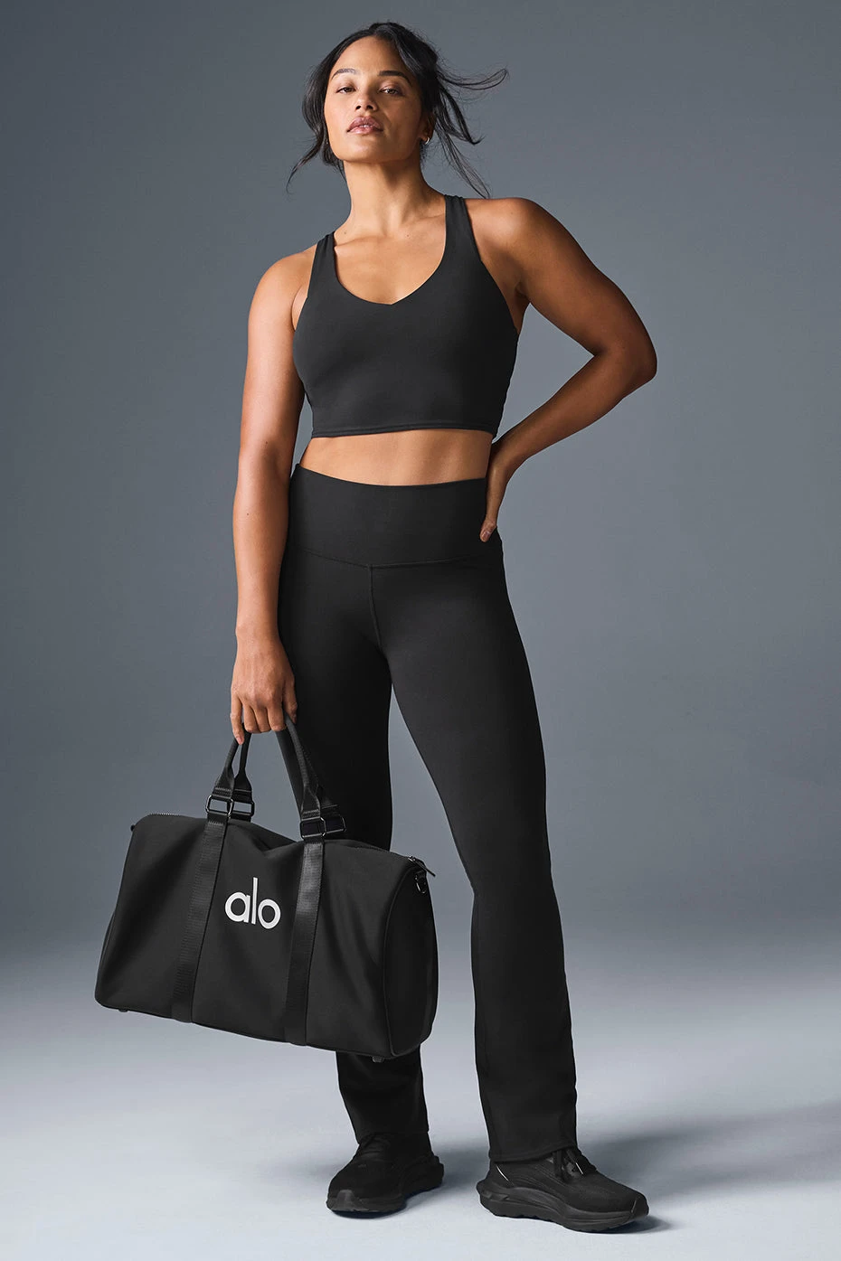 Airbrush High-Waist Bootcut Legging - Black 4 Airbrush High-Waist Bootcut Legging - Black - Image 4