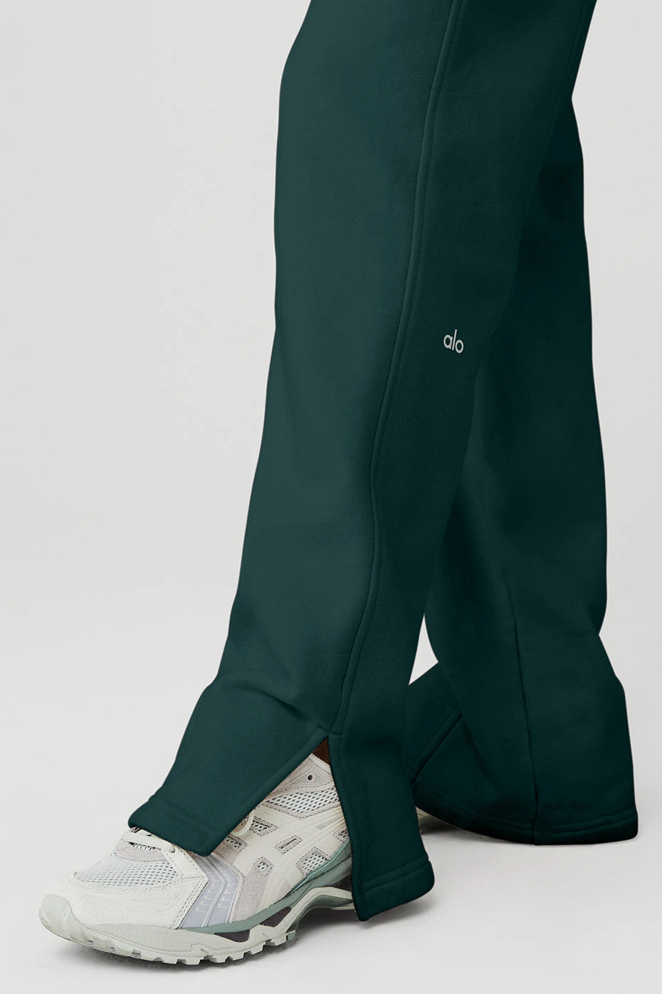 High-Waist Free Time Straight Leg Sweatpant - Midnight Green 5 High-Waist Free Time Straight Leg Sweatpant - Midnight Green - Image 5