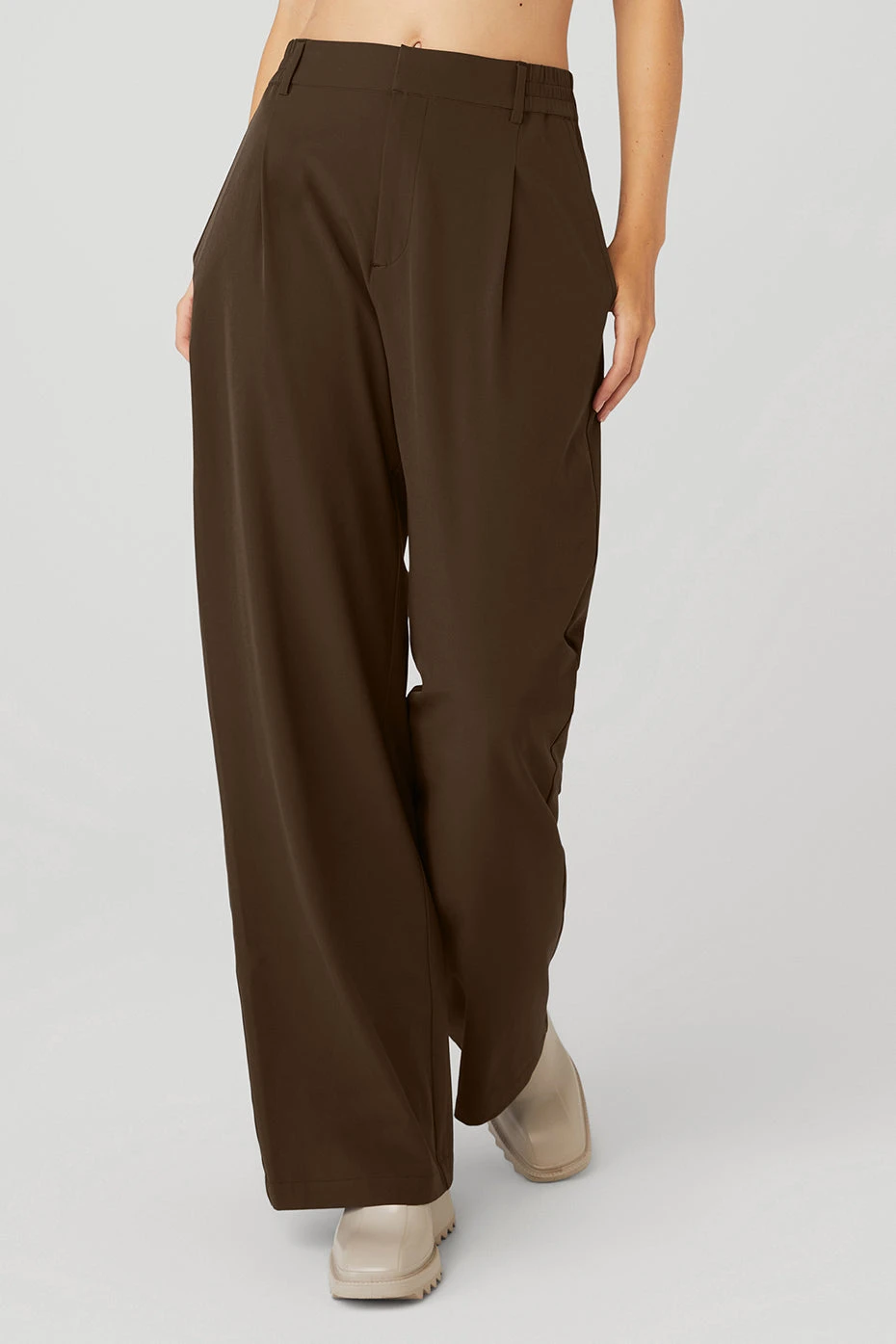 High-Waist Pursuit Trouser - Espresso 1 High-Waist Pursuit Trouser - Espresso