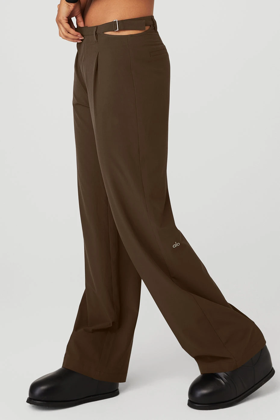 Mid-Rise Showdown Trouser - Espresso 3 Mid-Rise Showdown Trouser - Espresso - Image 3