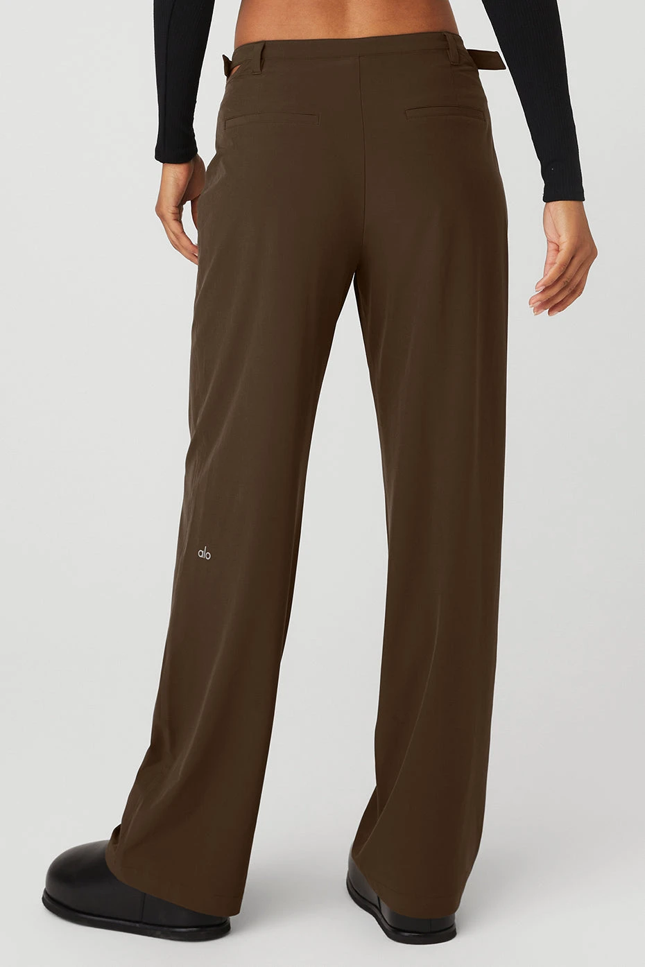 Mid-Rise Showdown Trouser - Espresso 2 Mid-Rise Showdown Trouser - Espresso - Image 2