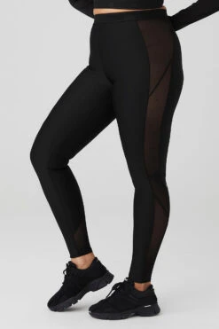 Airlift High-Waist Ballet Dream Legging - Black 6 Airlift High-Waist Ballet Dream Legging - Black -Alo Fashion Store W51235R 01 b1 s4 a3 1 m127