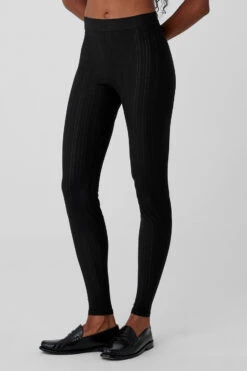 High-Waist Euphoria Legging - Black -Alo Fashion Store W51349R 01 b1 s1 a2 1 m76