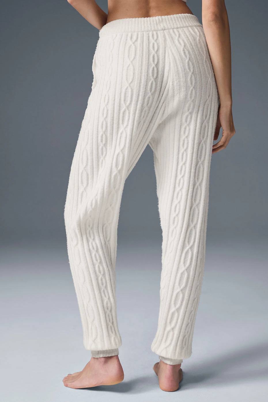 Cable Knit Winter Bliss Pant - Ivory 2 Cable Knit Winter Bliss Pant - Ivory - Image 2
