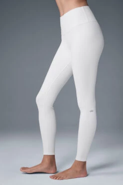 High-Waist Airbrush Legging - White -Alo Fashion Store W5473R 00 b1 s1 a1 2 m54