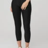 High-Waist Airlift Capri - Black