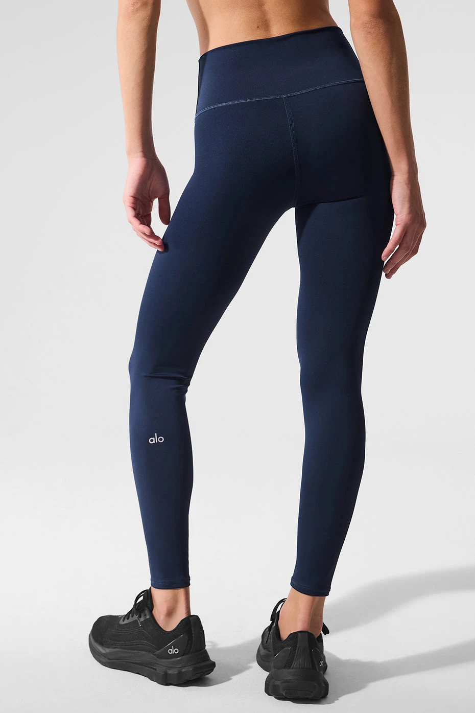 7/8 High-Waist Airlift Legging - Navy 3 7/8 High-Waist Airlift Legging - Navy - Image 3