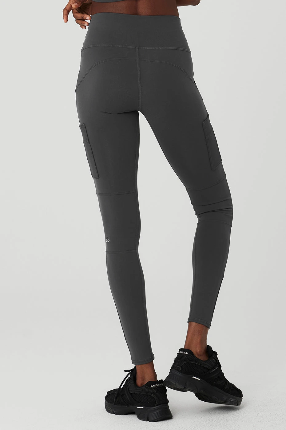 High-Waist Cargo Legging - Anthracite 2 High-Waist Cargo Legging - Anthracite - Image 2
