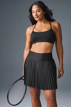 Grand Slam Tennis Skirt - Black 17 Grand Slam Tennis Skirt - Black -Alo Fashion Store W6289R 01 b1 s1 a1 m196