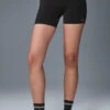 5" Airbrush High-Waist Biker Short - Black
