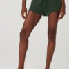 Cashmere High-Waist Plush Waffle Short - Dark Cactus