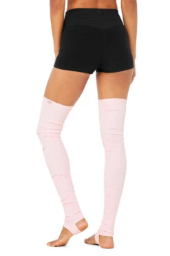 Goddess Leg Warmer - Powder Pink -Alo Fashion Store W7055R 03829 b1 s1 a3 1 m18