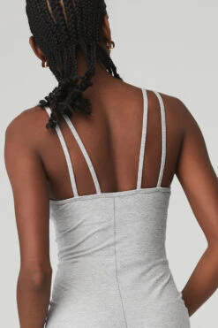 Alosoft Suns Out Onesie - Athletic Heather Grey -Alo Fashion Store W8137R 02910 b1 s1 a4 2 m100