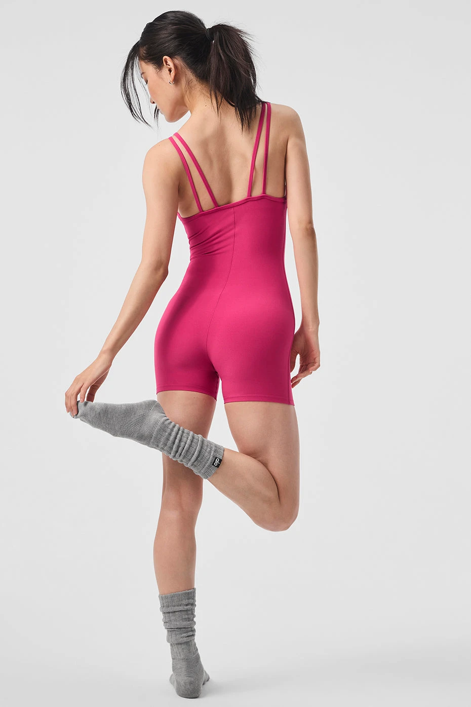 Alosoft Suns Out Onesie - Pink Summer Crush 2 Alosoft Suns Out Onesie - Pink Summer Crush - Image 2