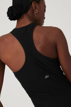 Seamless Open Air Racerback Dress - Black 8 Seamless Open Air Racerback Dress - Black -Alo Fashion Store W8158R 01 b1 s1 a4 1 m100
