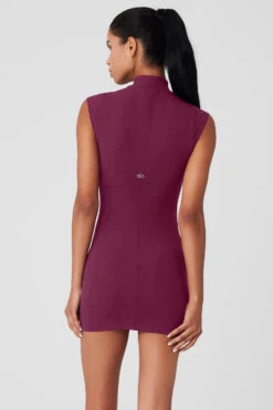 Run It Back Dress - Wild Berry 7 Run It Back Dress - Wild Berry -Alo Fashion Store W8200R 05132 b1 s1 a3 1 m18