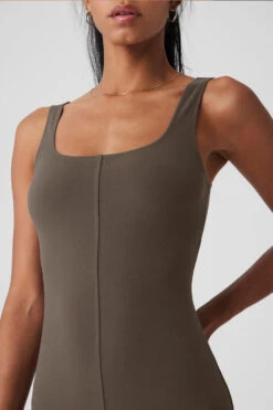 Alosoft Head Start Dress - Olive Tree -Alo Fashion Store W8261R 05279 b1 s1 a4 1 m18